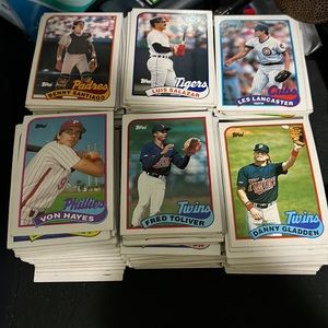 Baseball cards topps 1989